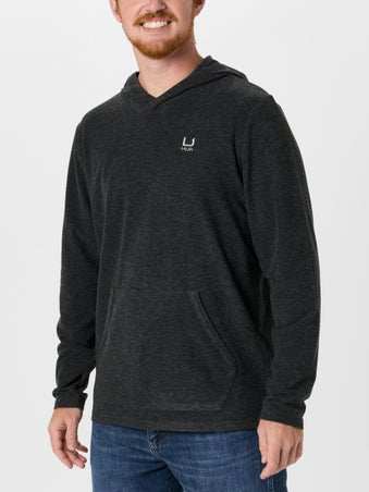 Huk Leeward Lightweight Fleece Hoodie Volcanic Ash