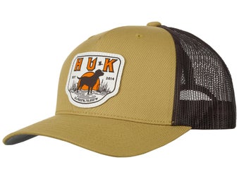 Huk Lab Patch Trucker Hat Sand Piper