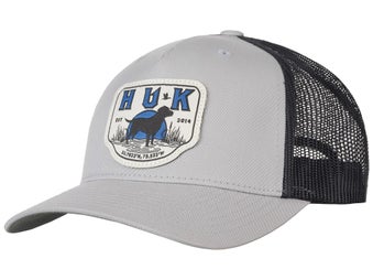 Huk Lab Patch Trucker Hat Harbor Mist
