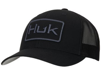 Huk Logo Trucker Hat Black 2