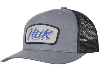 Huk Script Patch Trucker Hat Night Owl