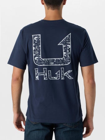 Huk KC Fill Short Sleeve Shirt Naval Academy