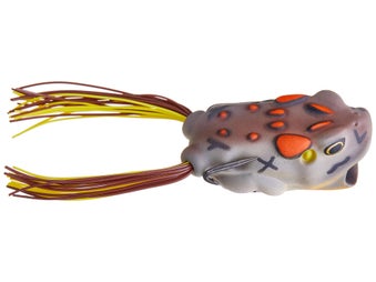 Lunkerhunt Compact Popping Frog Rusty 2"