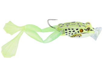 LIVETARGET Live Popper Frog Florescent Green Yellow 3