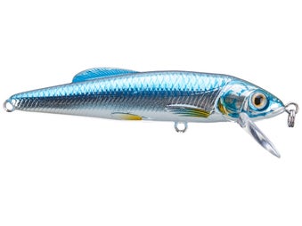 LIVETARGET Minnow Jerkbait Silver Blue 2.5"