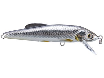 LIVETARGET Minnow Jerkbait Silver Black 3"