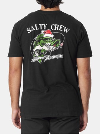 Salty Crew Merry Fishmas Shirt Black MD