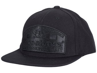 Megabass Psychic Snapback Hat Blackout