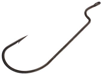 BKK Feathered Spear 21-SS Treble Hooks - Blk/Red - #6 - TackleDirect