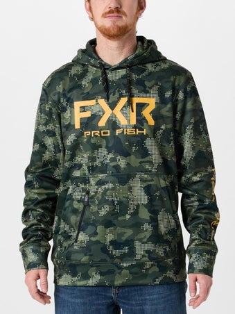 FXR Pro Fish Tech Pullover Hoodie Army/Drift Camo/Gold