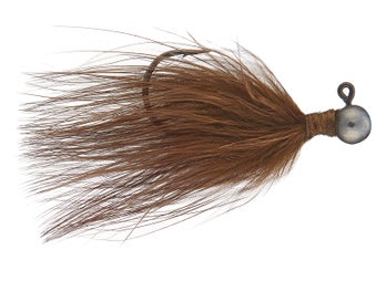 Queen L.S. Tungsten Ping Hair Jig Brown 1/16