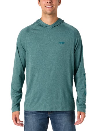 Aftco Samurai Hoodie Gulf Coast Heather