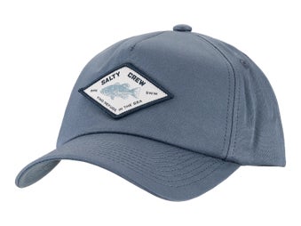 Salty Crew Badge Snapback Hat Navy