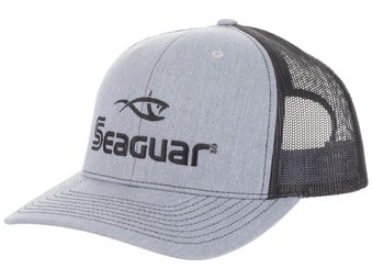 SEAGUAR Logo Baseball Cap Hat Blue Red Fishing Line Only The Best Mesh