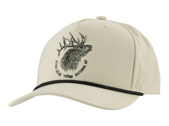 Sitka Elk Sketch 5 Panel Snapback Hat Light Tan
