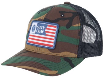 Salty Crew Freedom Flag Retro Trucker Camo