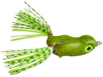 Vintage Scum Frog Big Foot BLUE DOG Fishing Lure Rare