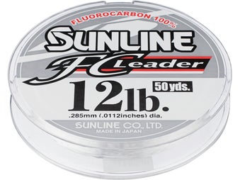 Sunline Reaction FC Fluorocarbon Fishing Line (Stealth Gray, 8
