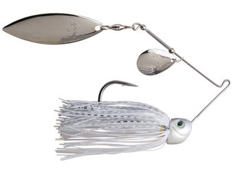 Strike King Micro King Spinnerbait – Silver Colorado Blade