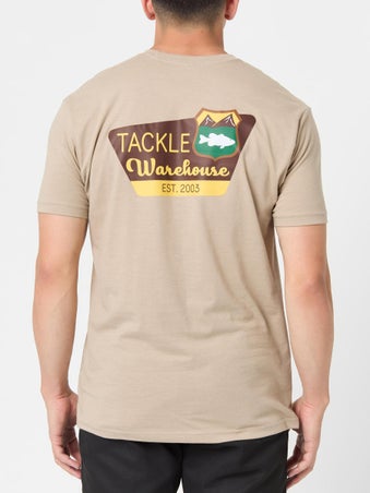 Tackle Warehouse State Park Short Sleeve Heather Tan