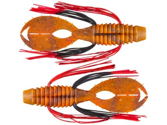 Tightlines UV-The Punch 4" Texas Red-Black Red Tip