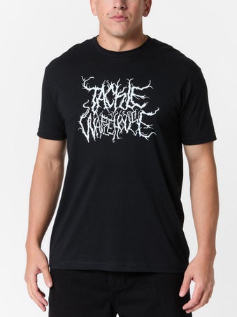 Tackle Warehouse Wicked Short Sleeve Shirt Black/White