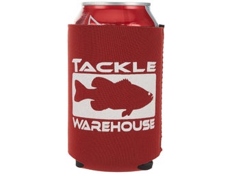 TW Neoprene Can Cooler Crimson/White Logo