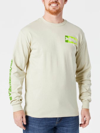Mens Long Sleeve Microfiber Shirt (Mint Green) - Fishing Rod