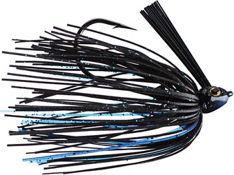 V&M Pacemaker Swim Jig Black Blue 1/4