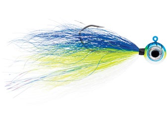 VMC MTj Moon Tail Jig Blue Fire UV 1/4oz