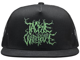 Tackle Warehouse Wicked 5-Panel Trucker Hat Black/Green