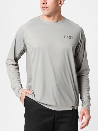 FXR Attack UPF Long Sleeve Stone/Asphalt