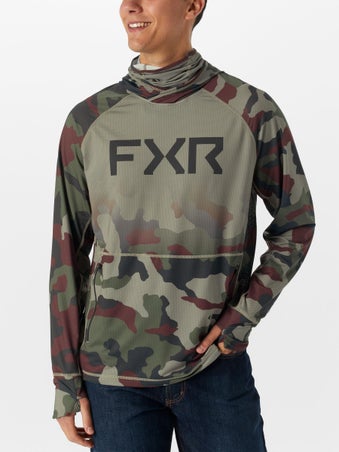 FXR Pro Camo Air UPF Hoodie Earth Camo