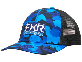 FXR Pro Fish Hat Blue Camo