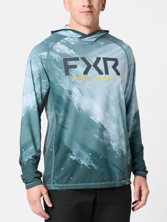 FXR Derby Swell Air UPF Hoodie Bermuda/Sawdust 