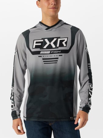 FXR Tournamant Air UPF Hoodie Black Camo/Grey
