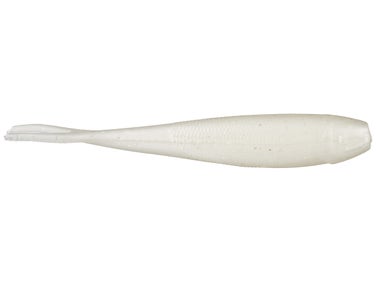 Berkley PowerBait Minnow - 10 Pezzi, 4 Pollici, Colore Bianco Perla - Esche Morbide