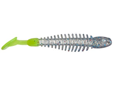 PowerBait FW Ripple Shad Fishing Lure PBHRS2-GC, Glow/Chartreuse, 2-Inch