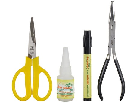 Kit D'outils De Pêche Essentiel Avid Angler Solutions - Ciseaux, Pinces, Colle - Pour Eau Douce Et Mer