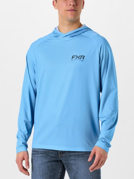 FXR Attack Air UPF Hoodie Alaskan Blue/Deep Cobalt