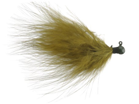 3 Pack Custom Marabou Hair Swim Jigs 1/4 Ounce-midnight Marauder