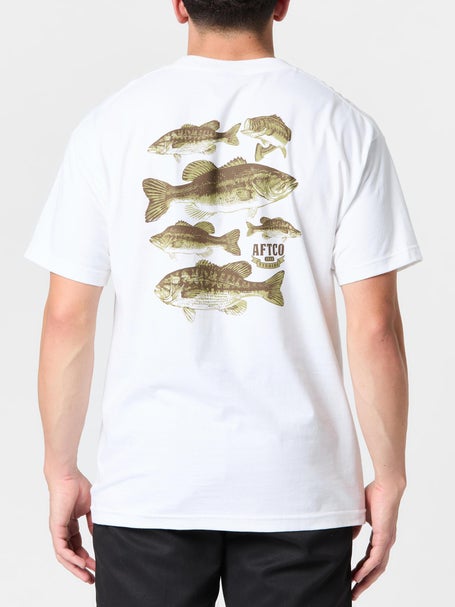 Aftco Brothers Short Sleeve Pocket Shirt White