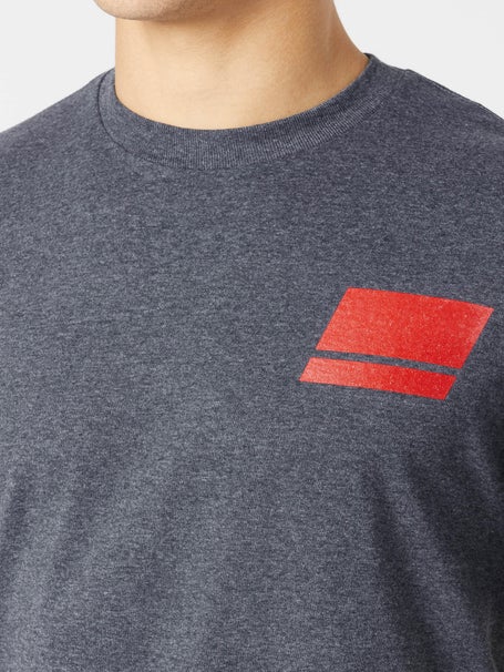 Overlay Short Sleeve T-Shirt - Heather Red, L | Abu Garcia