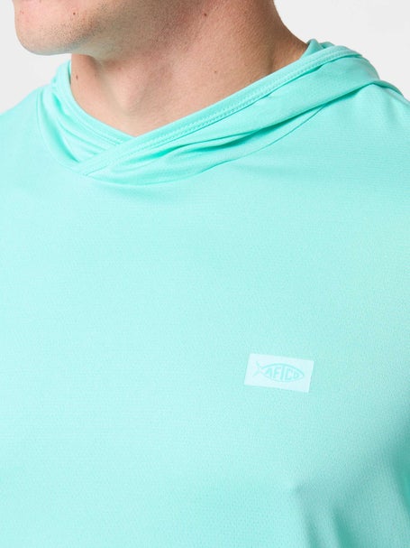 AFTCO AFTech Chemise de Pêche Homme Bleu Moyen Manches