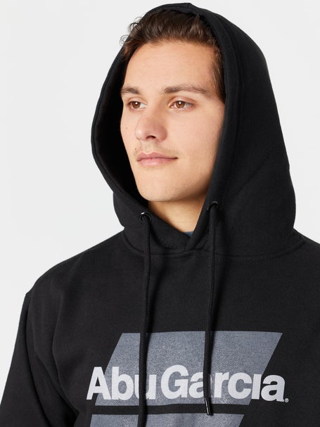 Sweat à Capuche Noir ABU GARCIA FOR LIFE - Pêche, Logo Brodé, Taille S