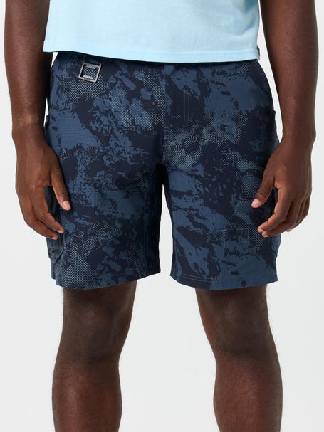 Aftco Pinnacle Fishing Shorts Naval Storm Camo