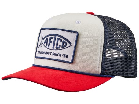 Aftco 00s Patch Trucker Hat Red