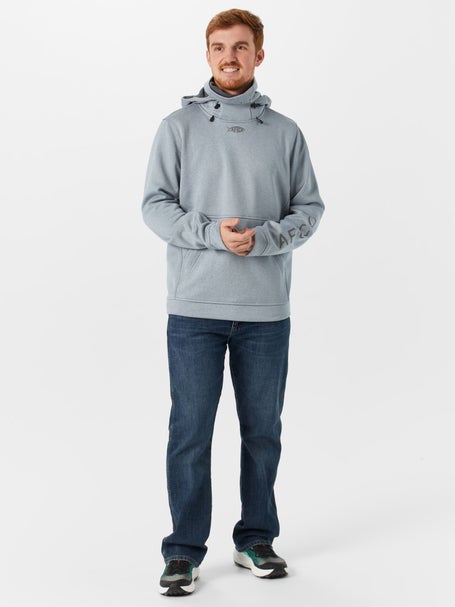 Sweat à Capuche AFTCO Pour Homme, Grand Gris, Pull Performance Pêche