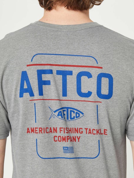 AFTCO Release Short-Sleeve T-Shirt, Medium, Graphite Heather
