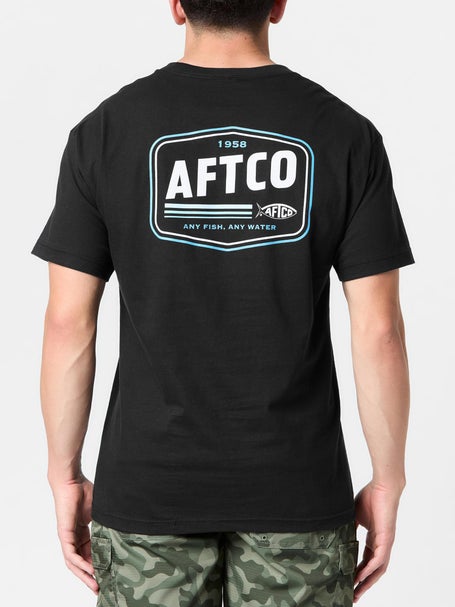 Aftco Versus Short Sleeve Pocket Shirt Black